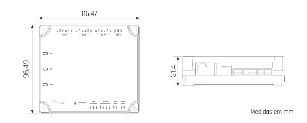 032-0257 - IDONIC AEON PC103R2 - Desenho técnico